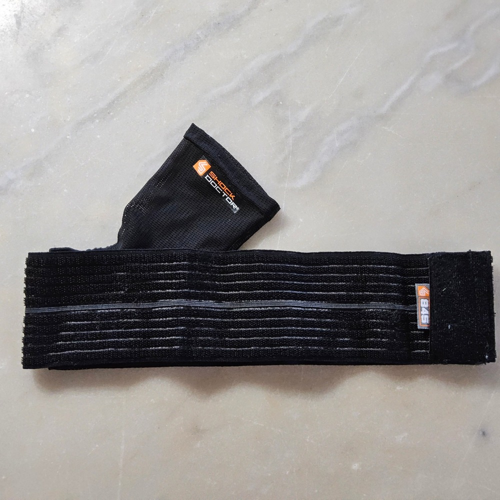Shock Doctor B45 Ankle Sleeve‎ with Compression Wrap Support Adjustable Black